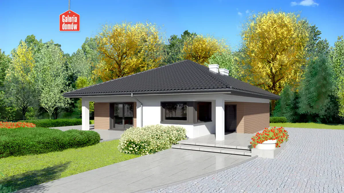 Wizualizacja domu przy Makowej 3 bis - zdjęcie 2