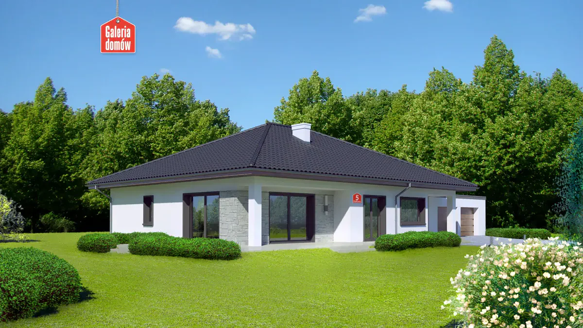 Wizualizacja domu przy Makowej 5 bis - zdjęcie 2
