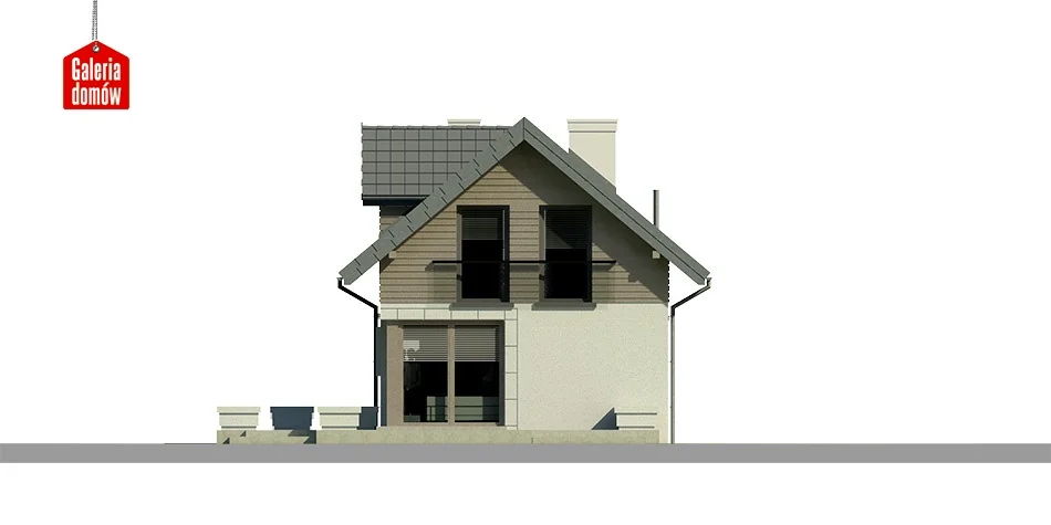 Elewacja boczna lewa