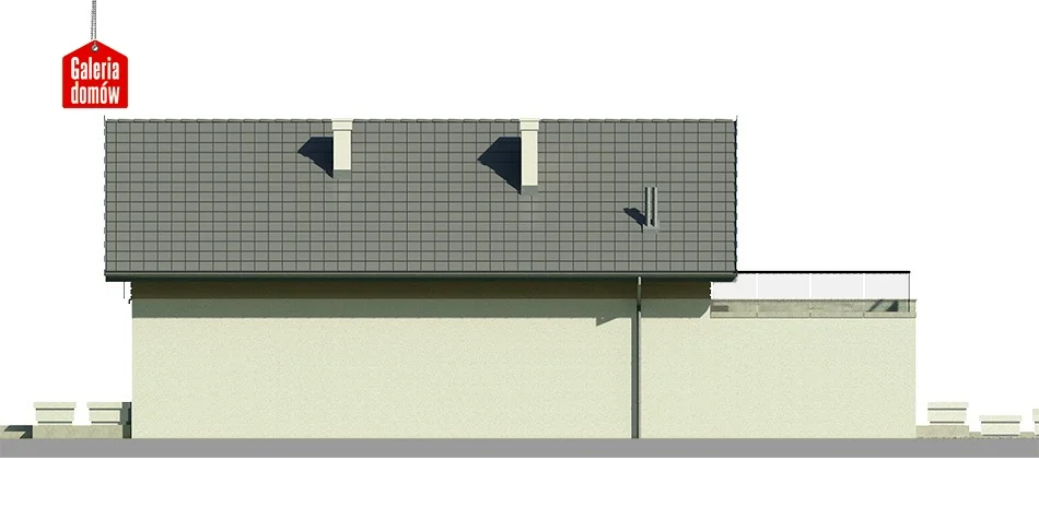 Elewacja boczna prawa