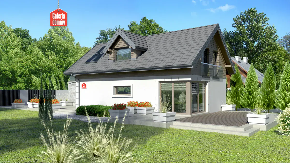 Wizualizacja domu przy Migdałowej 2 - zdjęcie 2