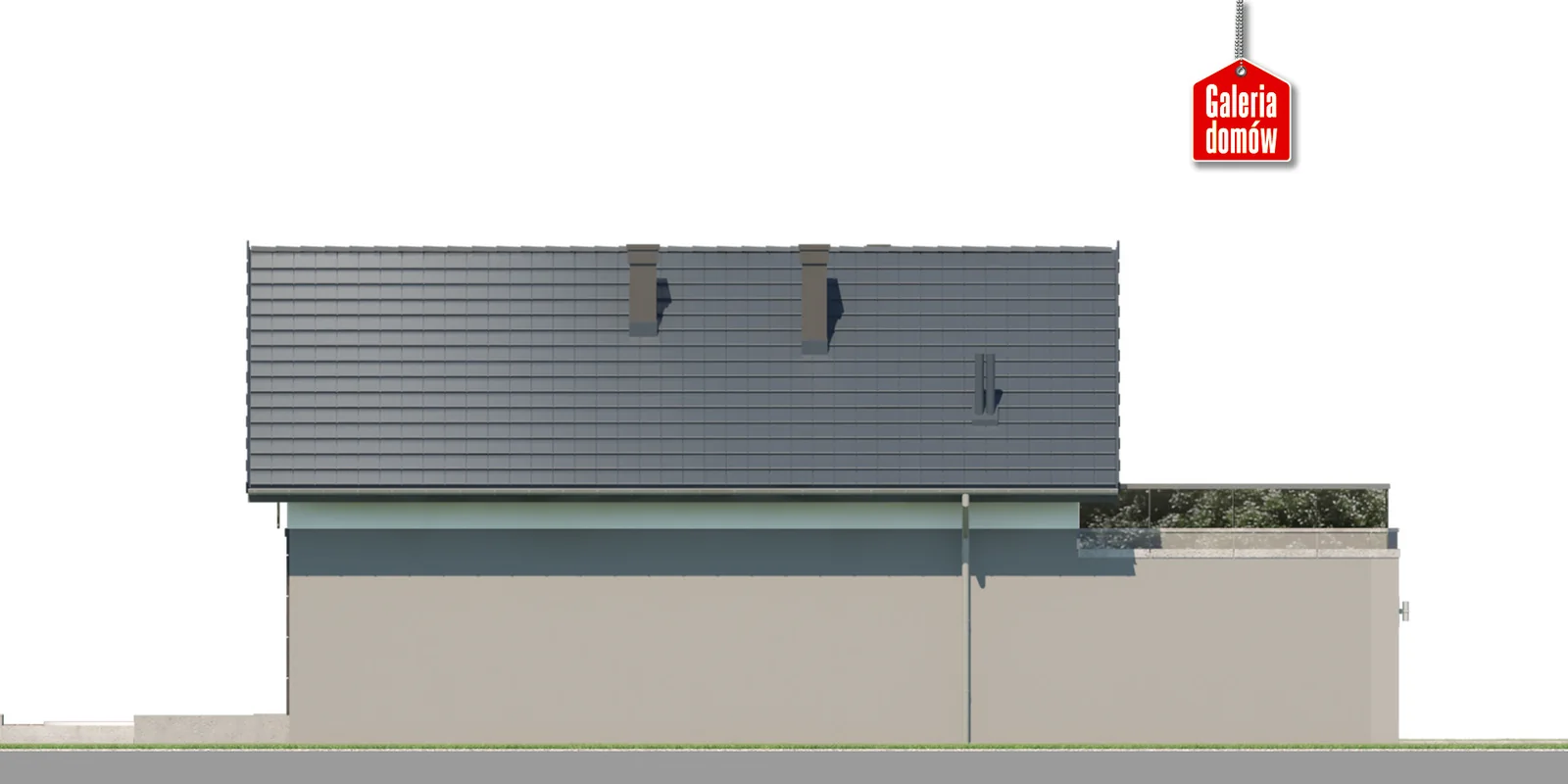 Elewacja boczna prawa