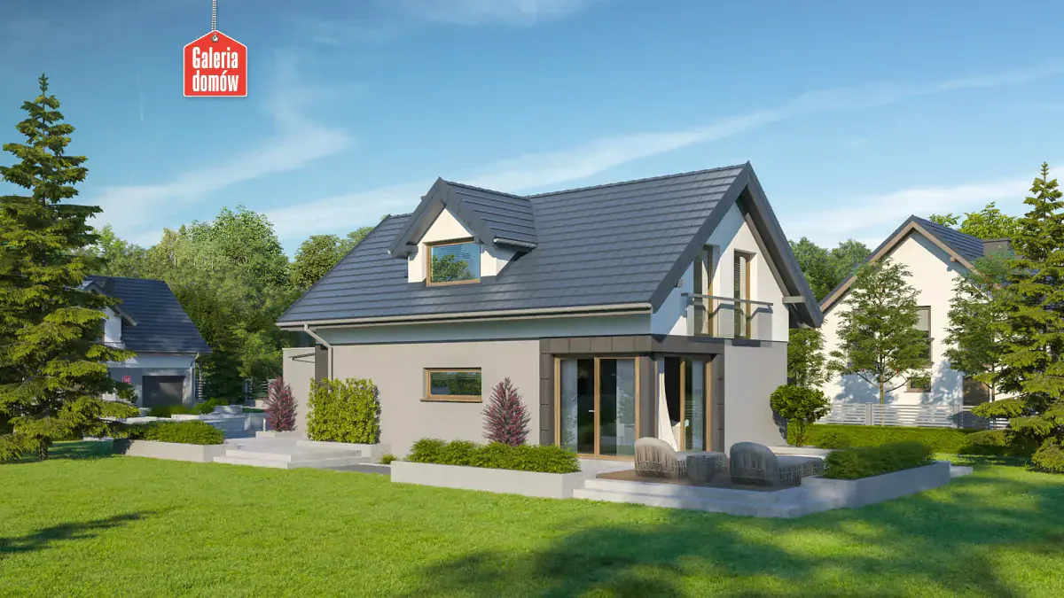 Wizualizacja domu przy Migdałowej 4 - zdjęcie 2