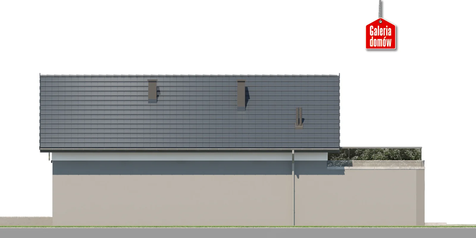 Elewacja boczna prawa