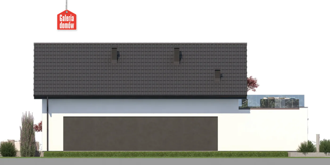 Elewacja boczna prawa