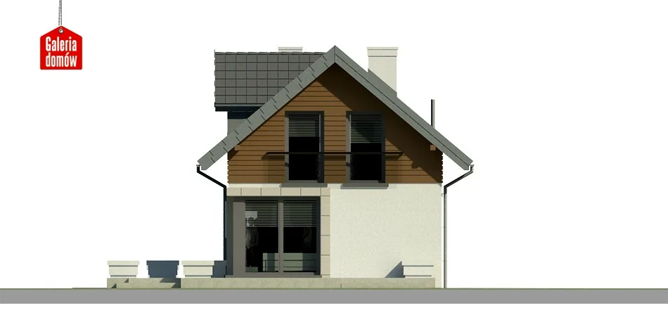 Elewacja boczna lewa