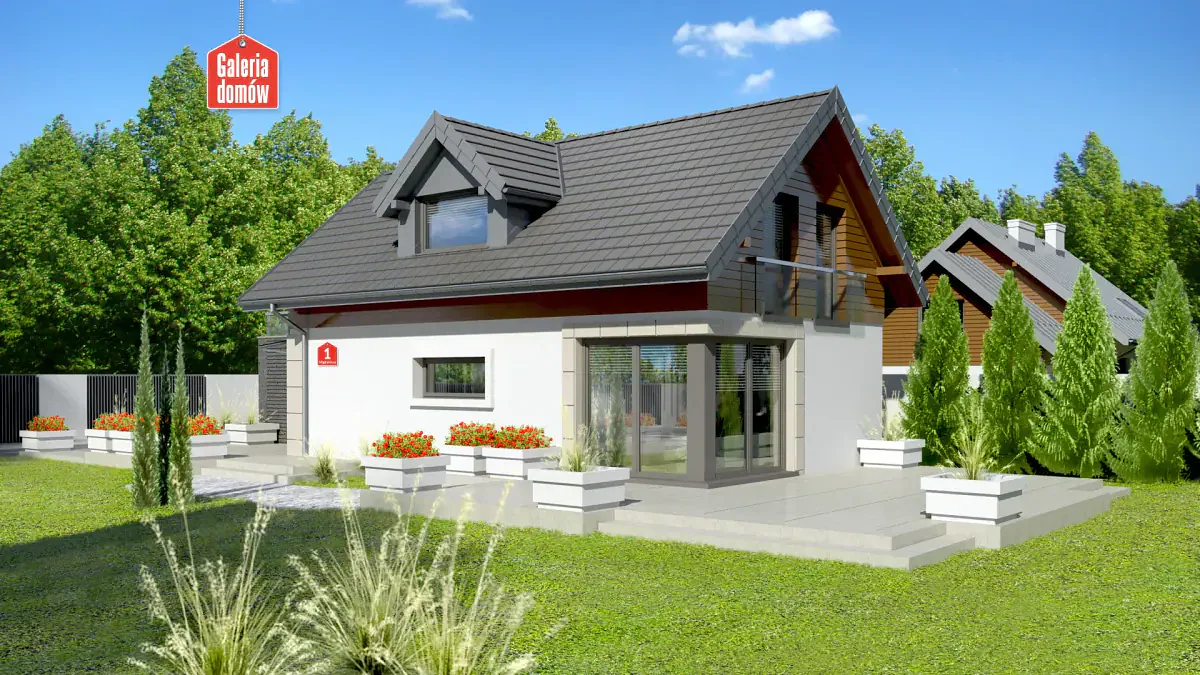 Wizualizacja domu przy Migdałowej - zdjęcie 2