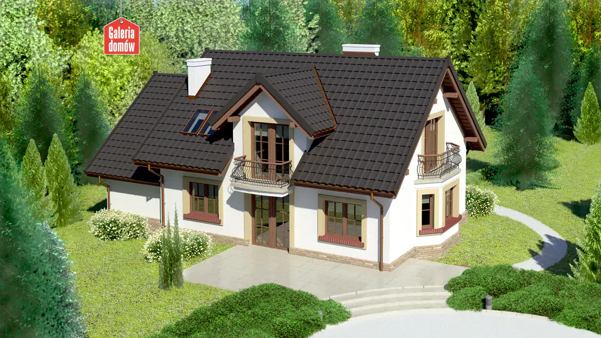 Wizualizacja domu przy Modrzewiowej 12 - zdjęcie 2