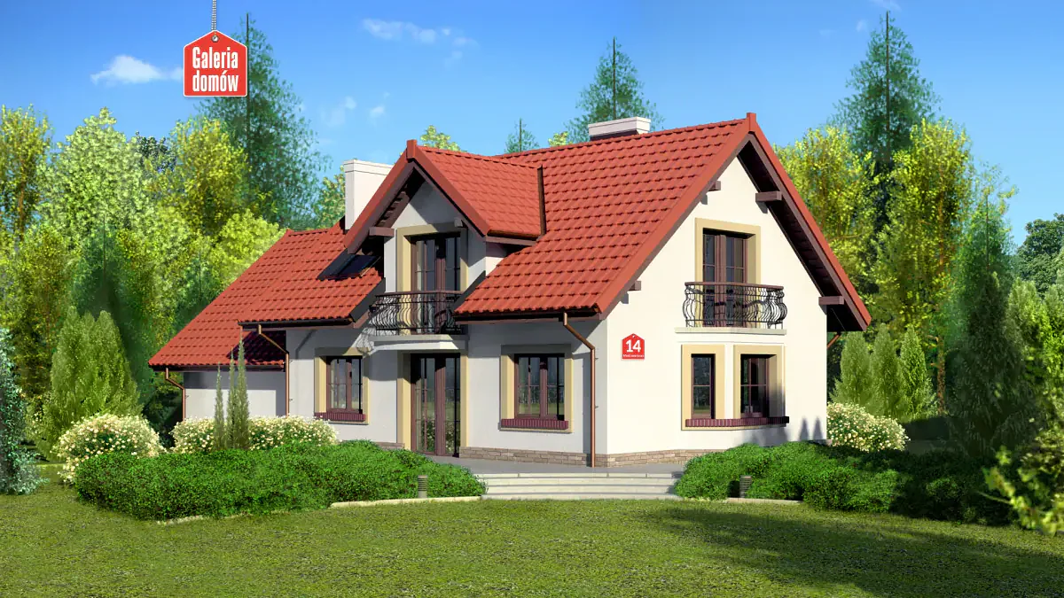 Wizualizacja domu przy Modrzewiowej 14 - zdjęcie 2