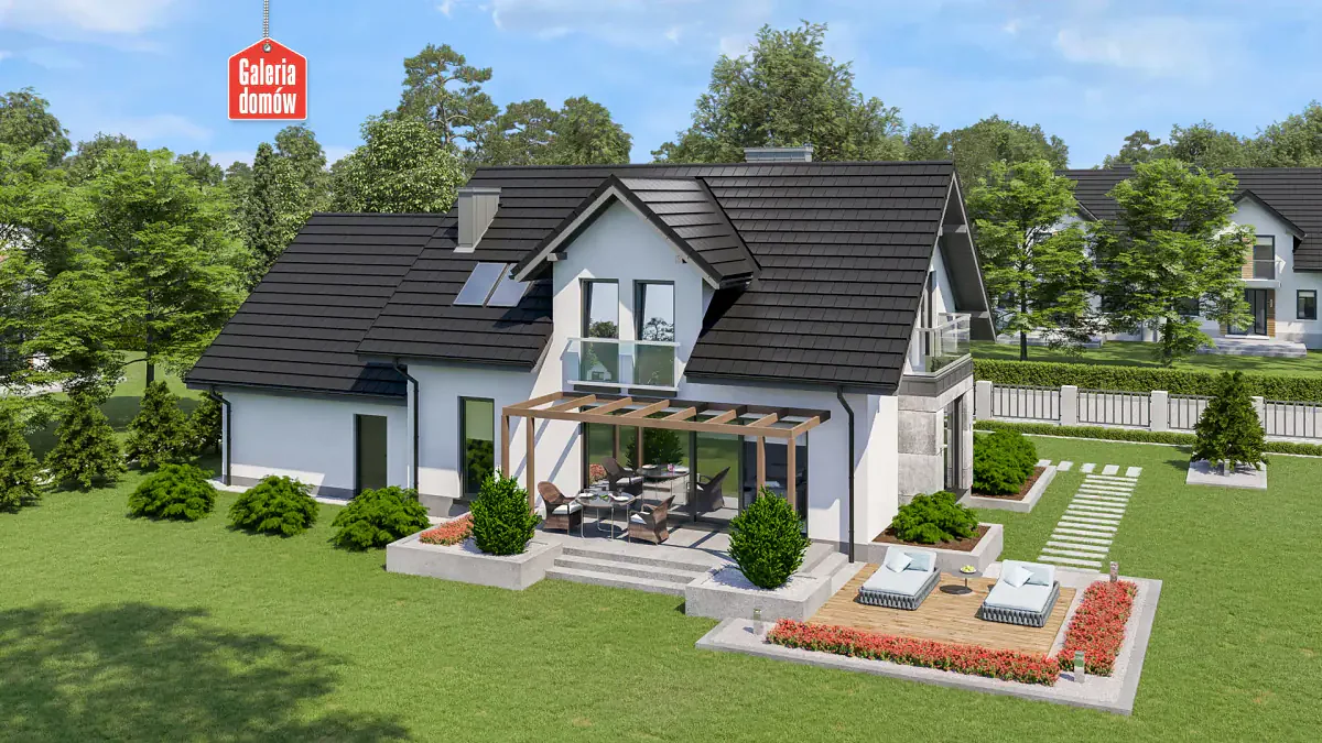 Wizualizacja domu przy Modrzewiowej 17 - zdjęcie 2