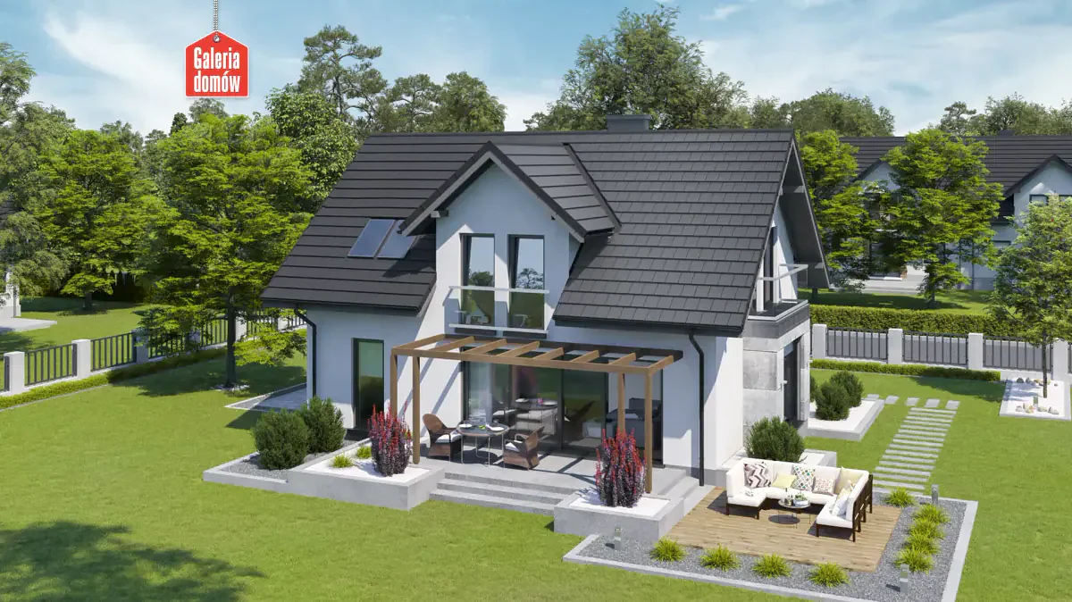 Wizualizacja domu przy Modrzewiowej 18 - zdjęcie 2