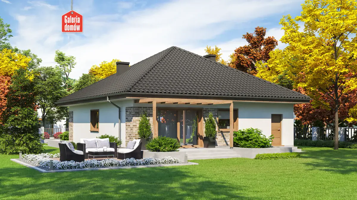 Wizualizacja domu przy Niezapominajek 4 - zdjęcie 2