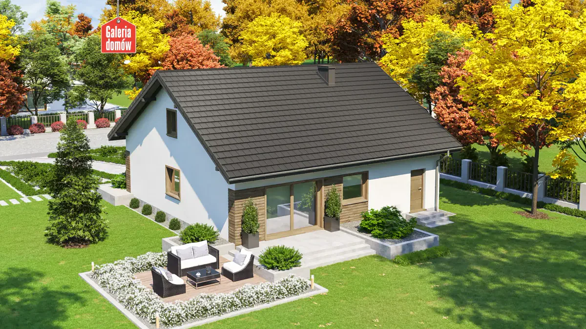 Wizualizacja domu przy Niezapominajek 5 - zdjęcie 2