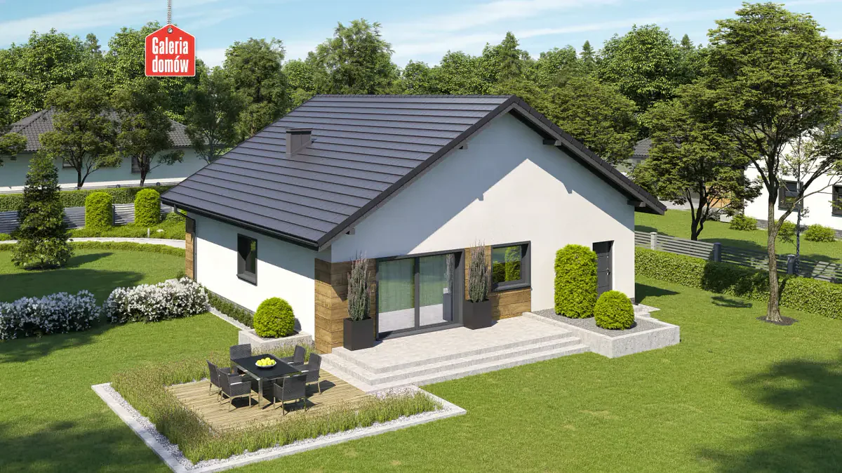 Wizualizacja domu przy Niezapominajek 6 - zdjęcie 2