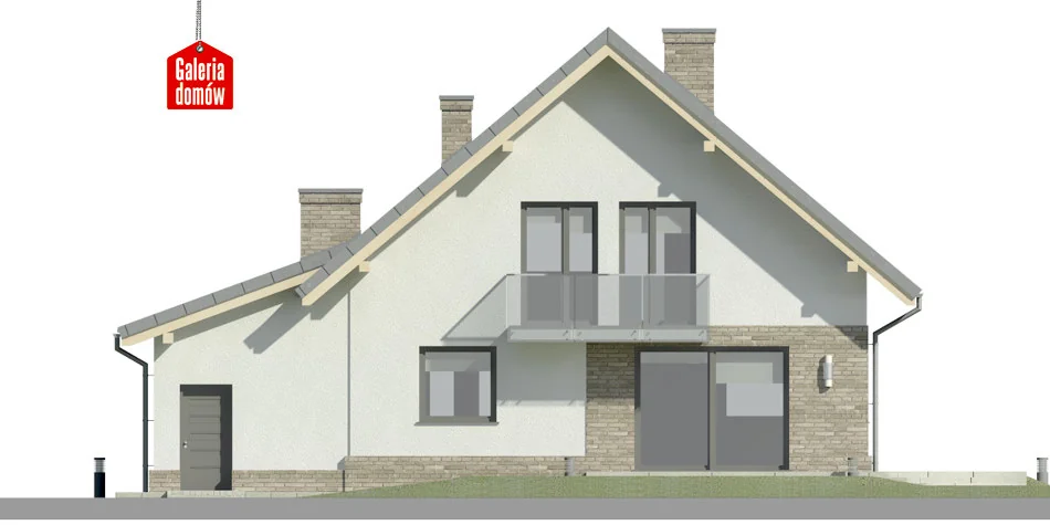 Elewacja boczna lewa