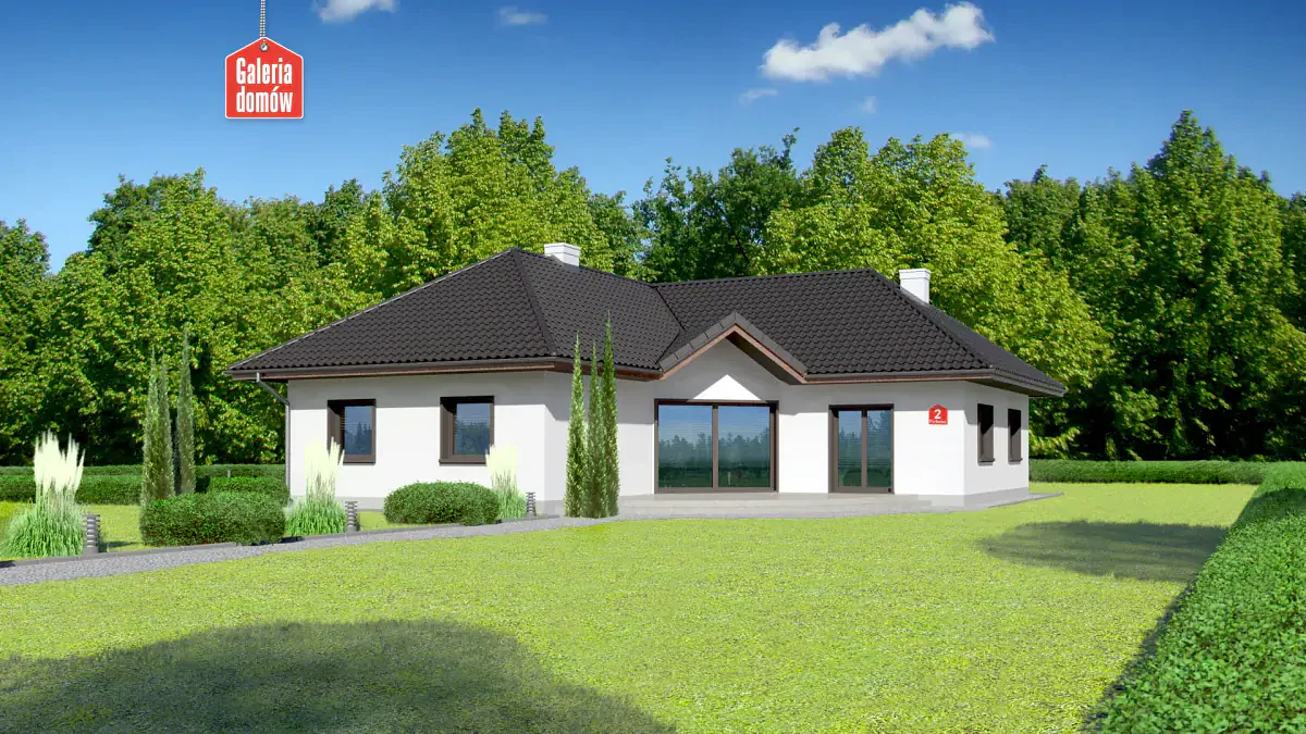 Wizualizacja domu przy Parkowej 2 - zdjęcie 2