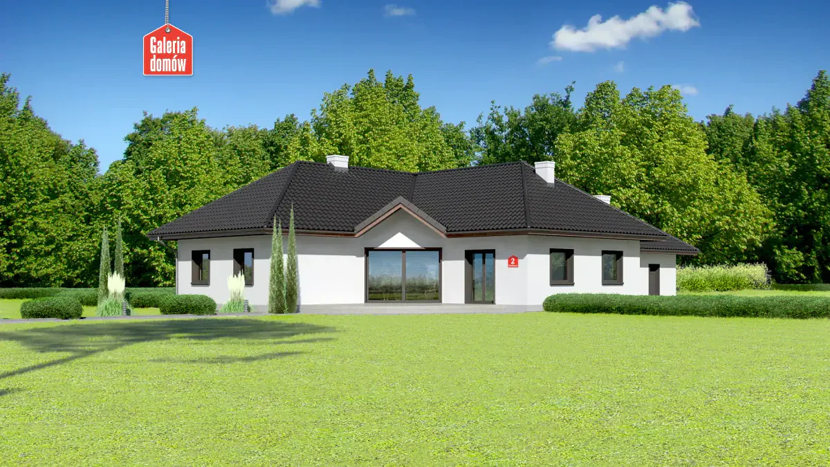 Wizualizacja domu przy Parkowej 2 - zdjęcie 3