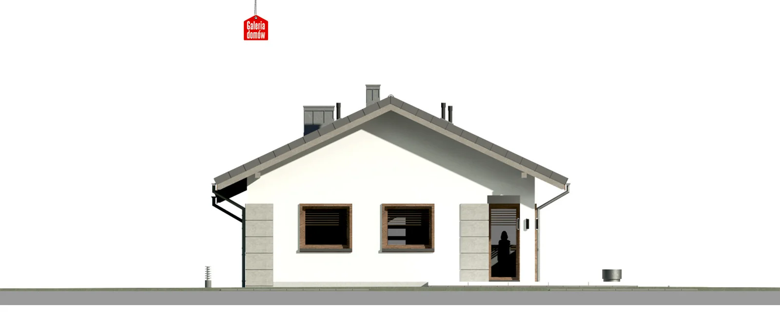 Elewacja boczna lewa