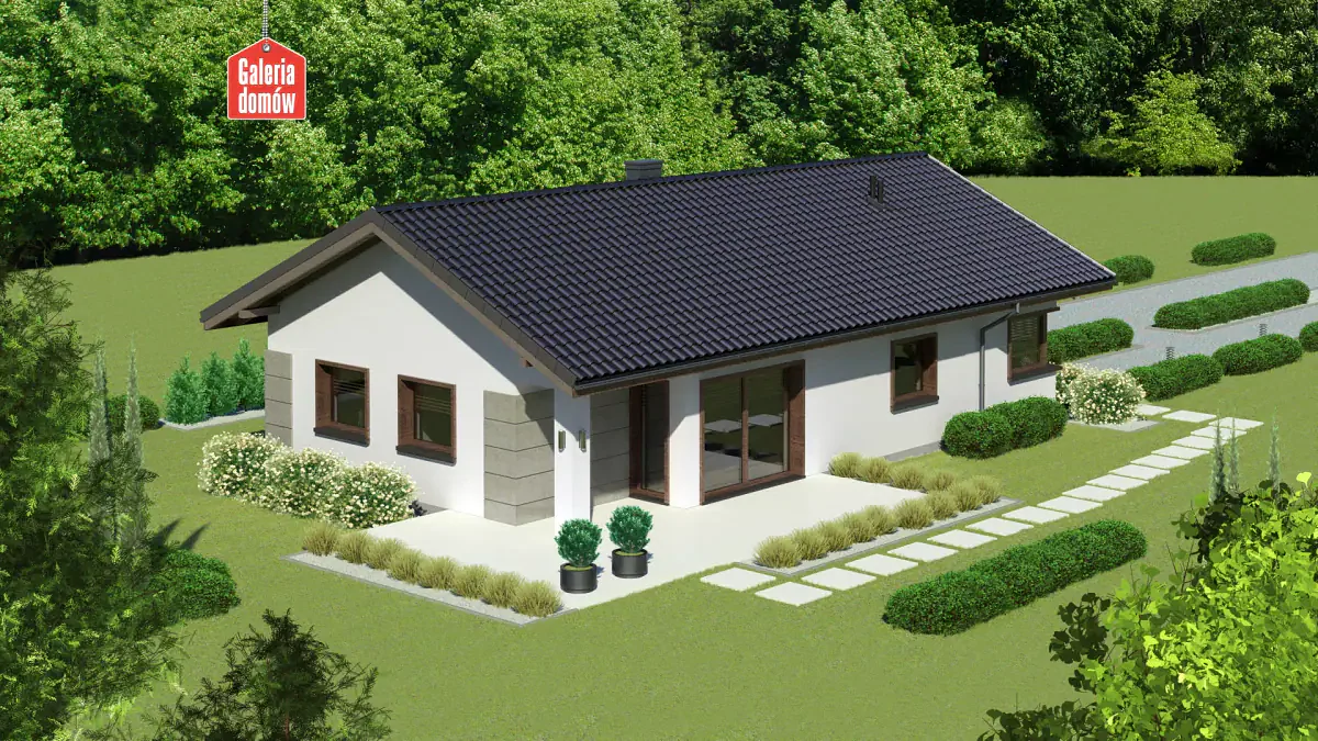 Wizualizacja domu przy Pastelowej 16 D - zdjęcie 2