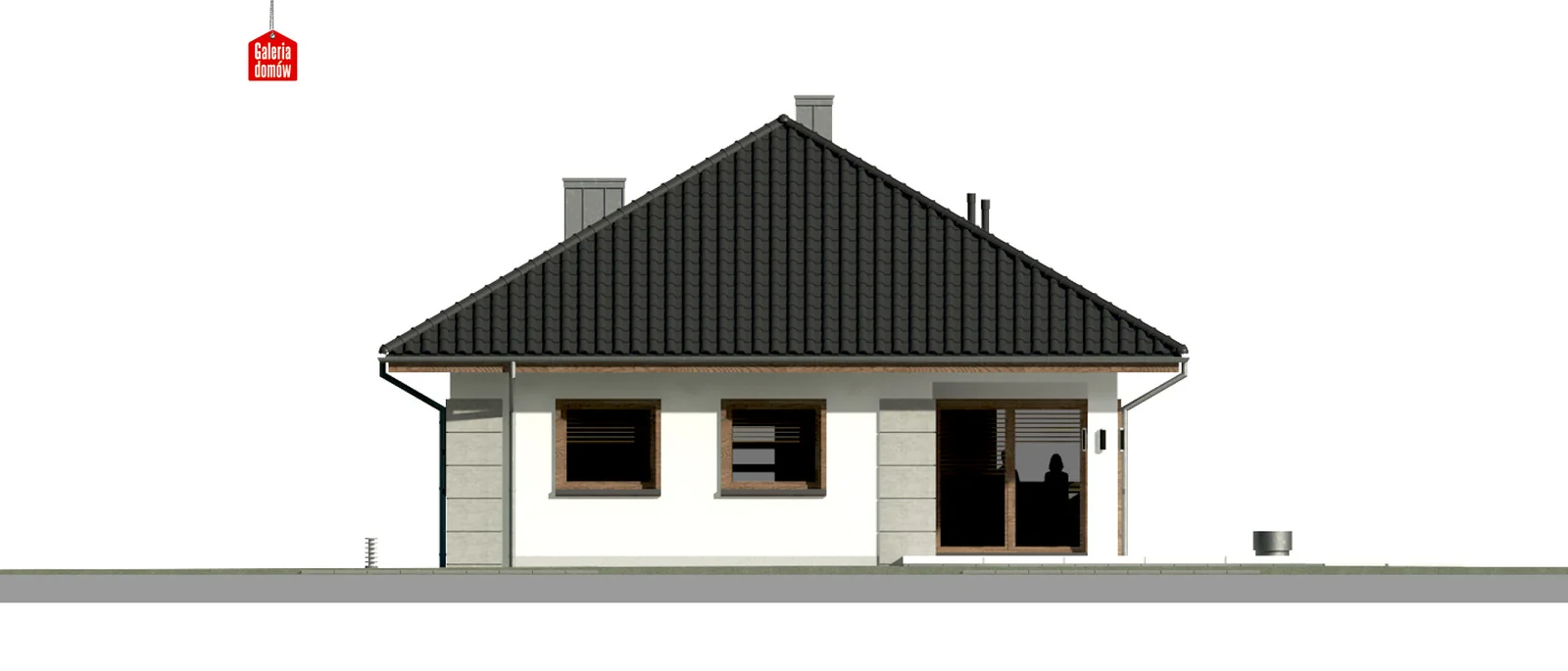 Elewacja boczna lewa