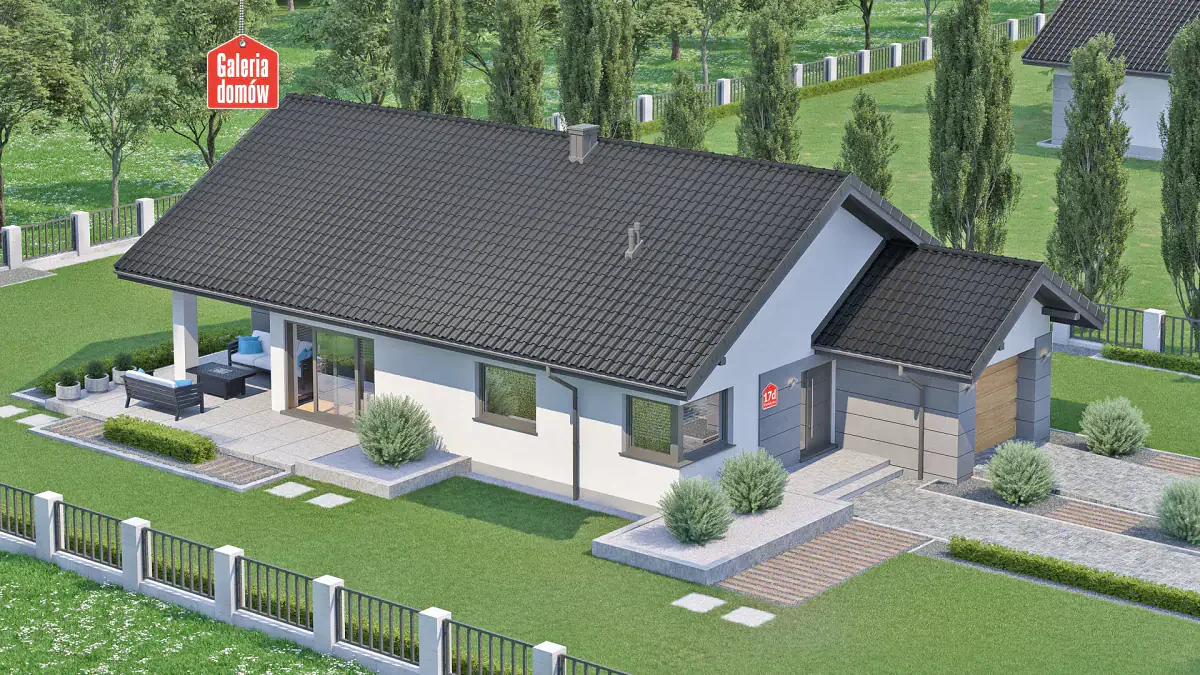 Wizualizacja domu przy Pastelowej 17 D bis - zdjęcie 2