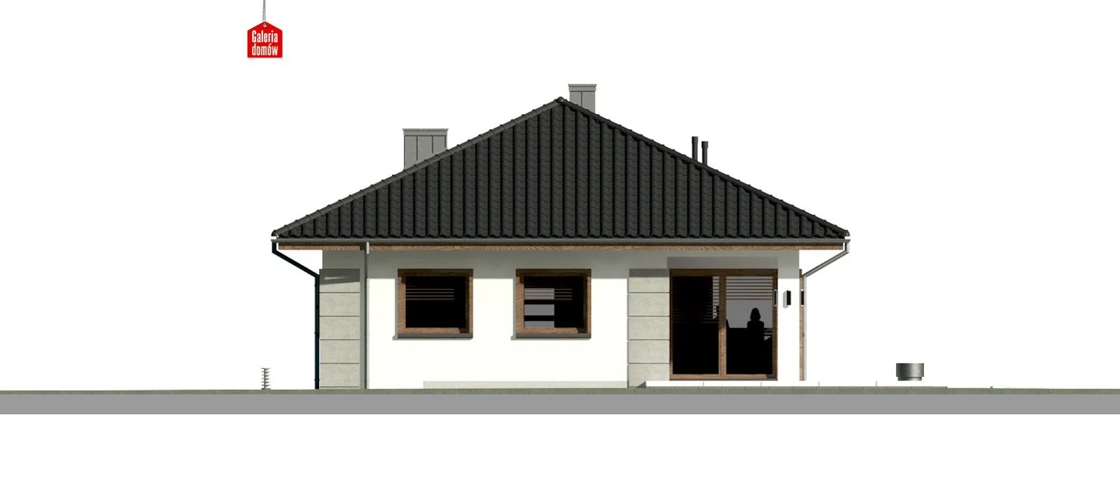 Elewacja boczna lewa