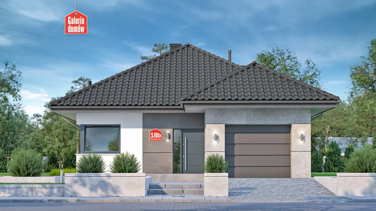 Wizualizacja domu przy Pastelowej 18 bis - zdjęcie 2