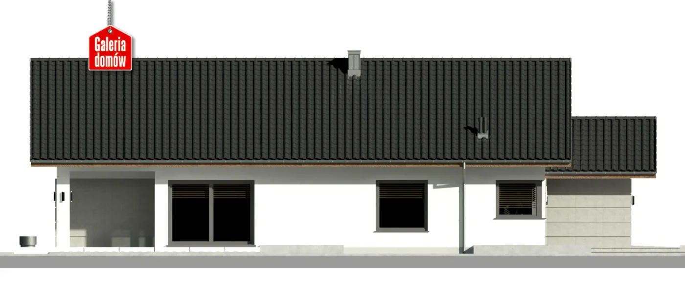 Elewacja boczna prawa