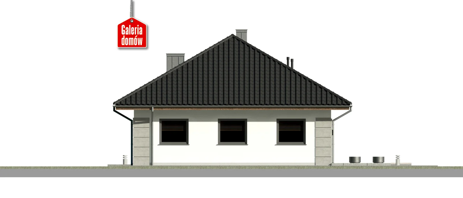 Elewacja boczna lewa