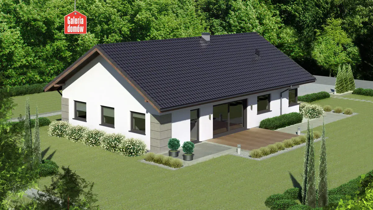 Wizualizacja domu przy Pastelowej 19 D bis - zdjęcie 2