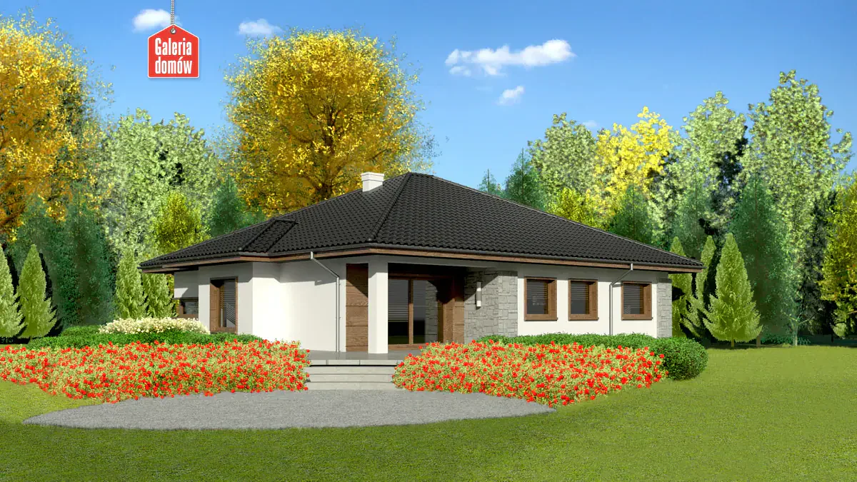 Wizualizacja domu przy Pastelowej 2 bis - zdjęcie 2