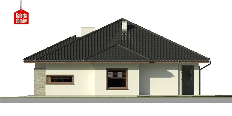 Elewacja boczna prawa