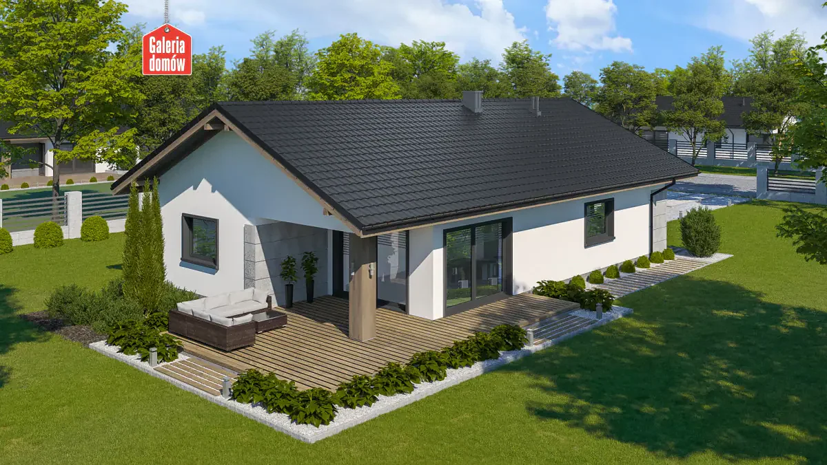 Wizualizacja domu przy Pastelowej 26 - zdjęcie 2