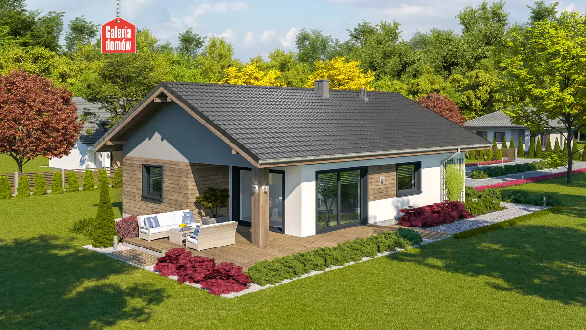 Wizualizacja domu przy Pastelowej 28 - zdjęcie 2