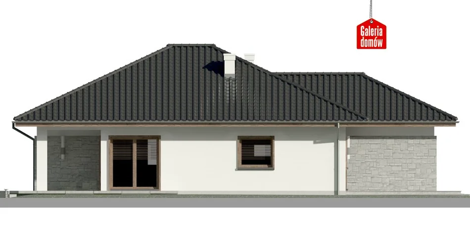 Elewacja boczna prawa