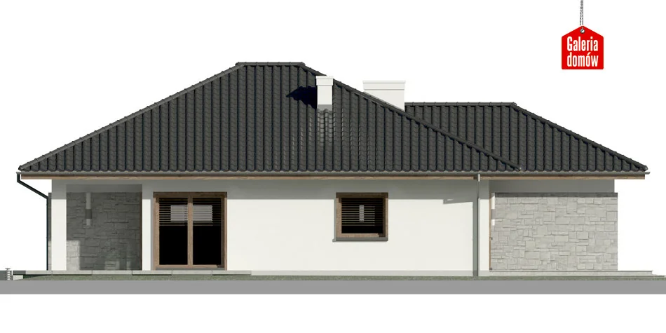 Elewacja boczna prawa