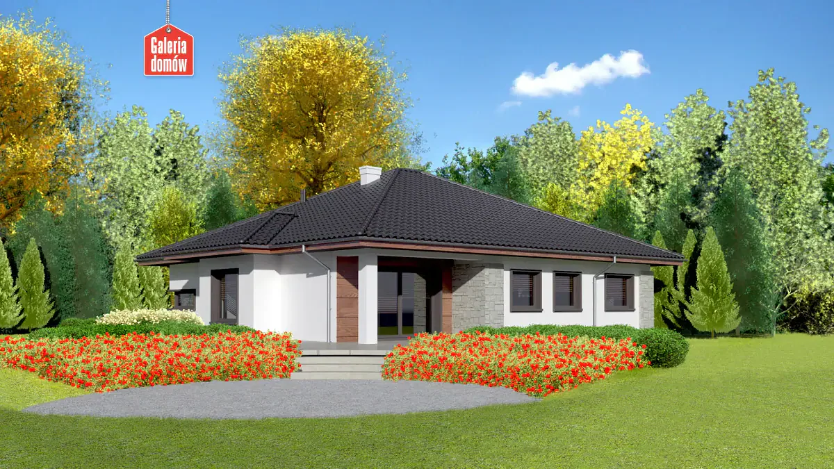 Wizualizacja domu przy Pastelowej bis - zdjęcie 2