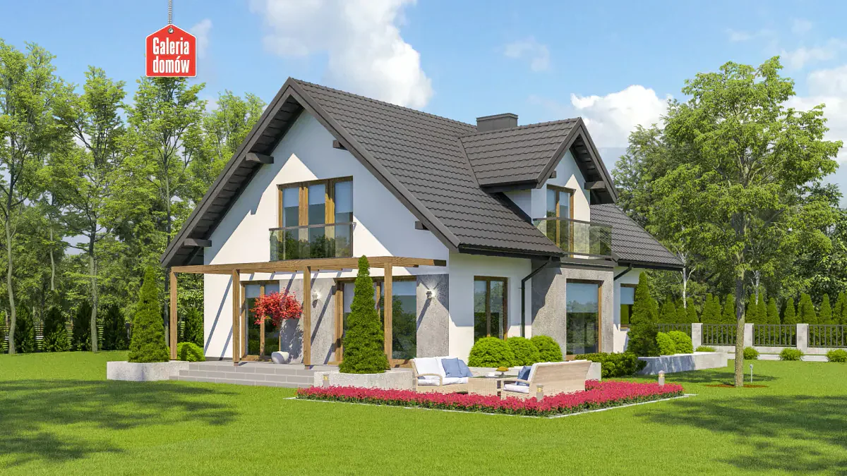 Wizualizacja domu przy Pomarańczowej 4 - zdjęcie 2