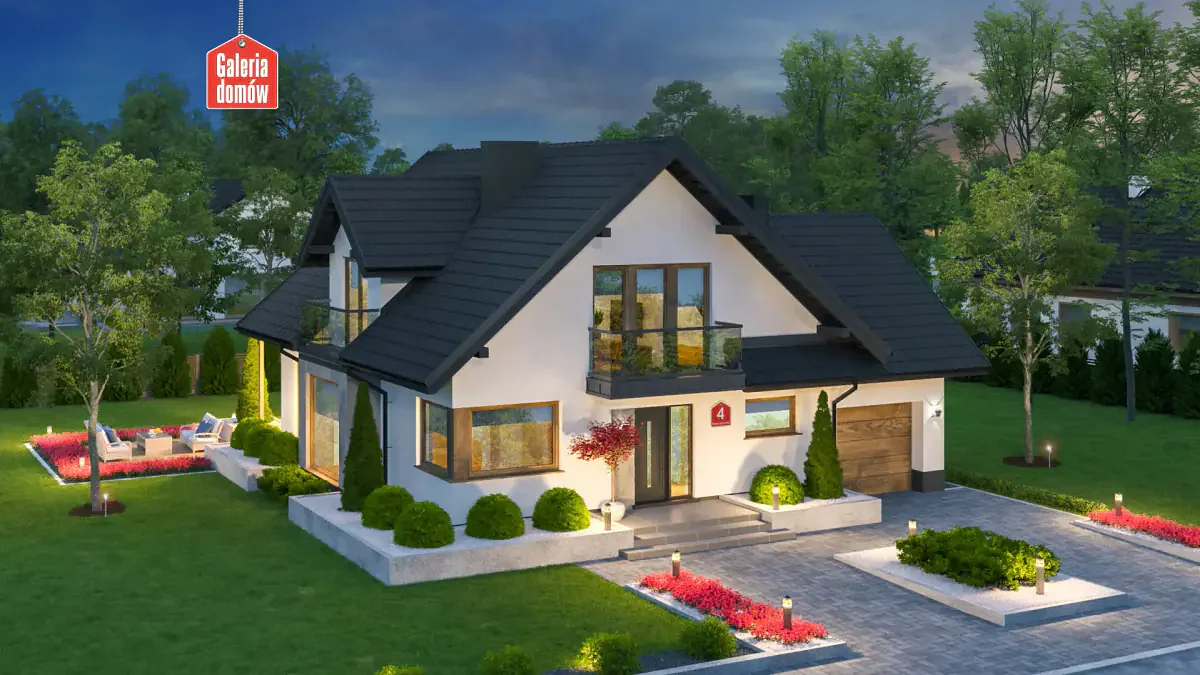Wizualizacja domu przy Pomarańczowej 4 - zdjęcie 3