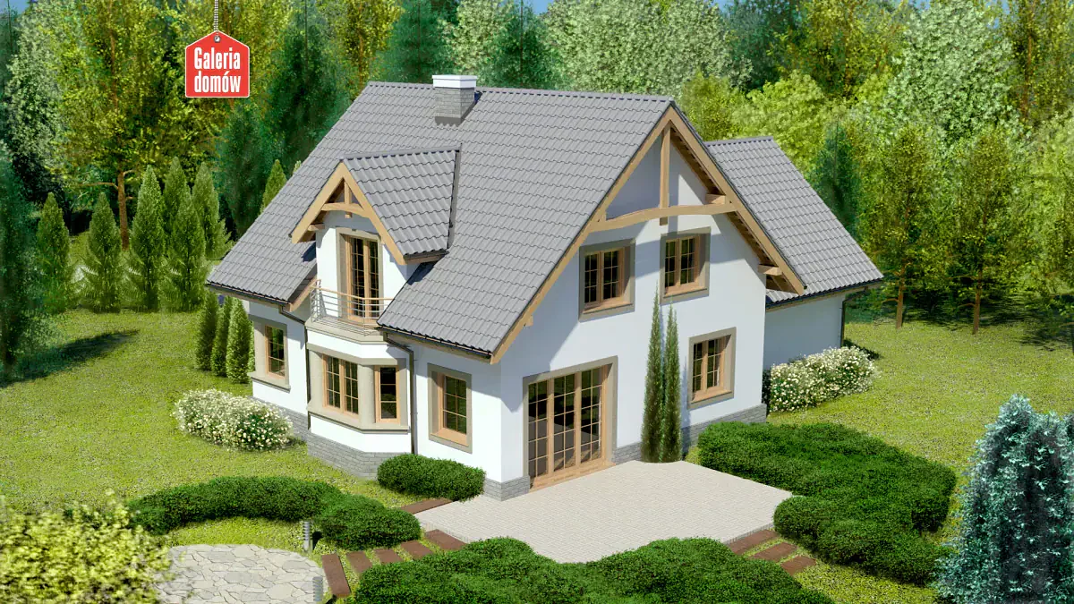 Wizualizacja domu przy Przyjaznej 11 - zdjęcie 2