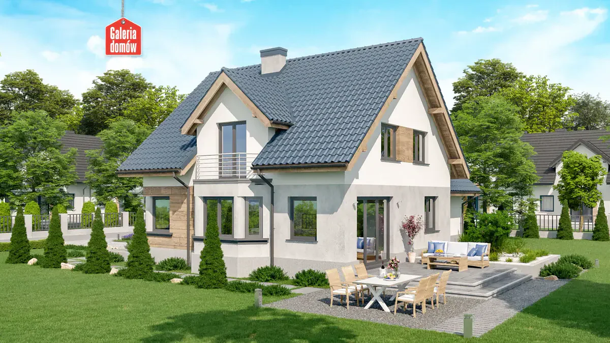 Wizualizacja domu przy Przyjaznej 16 - zdjęcie 2