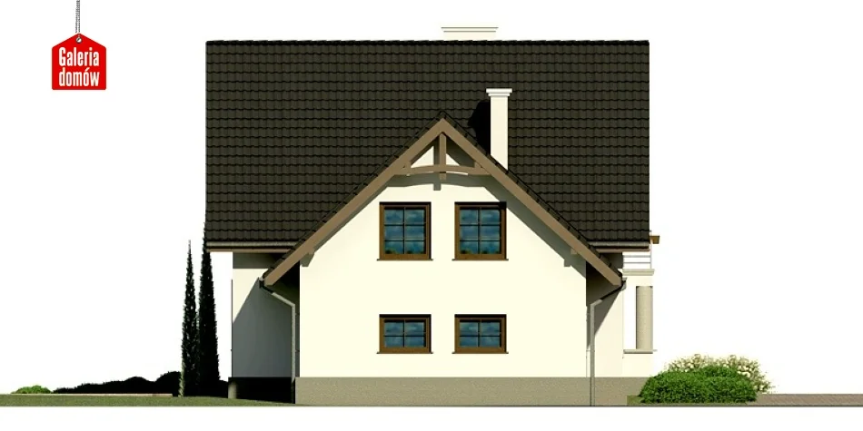 Elewacja boczna prawa