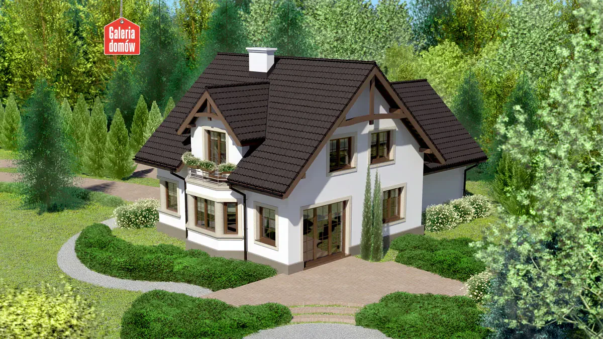 Wizualizacja domu przy Przyjaznej 2 - zdjęcie 2