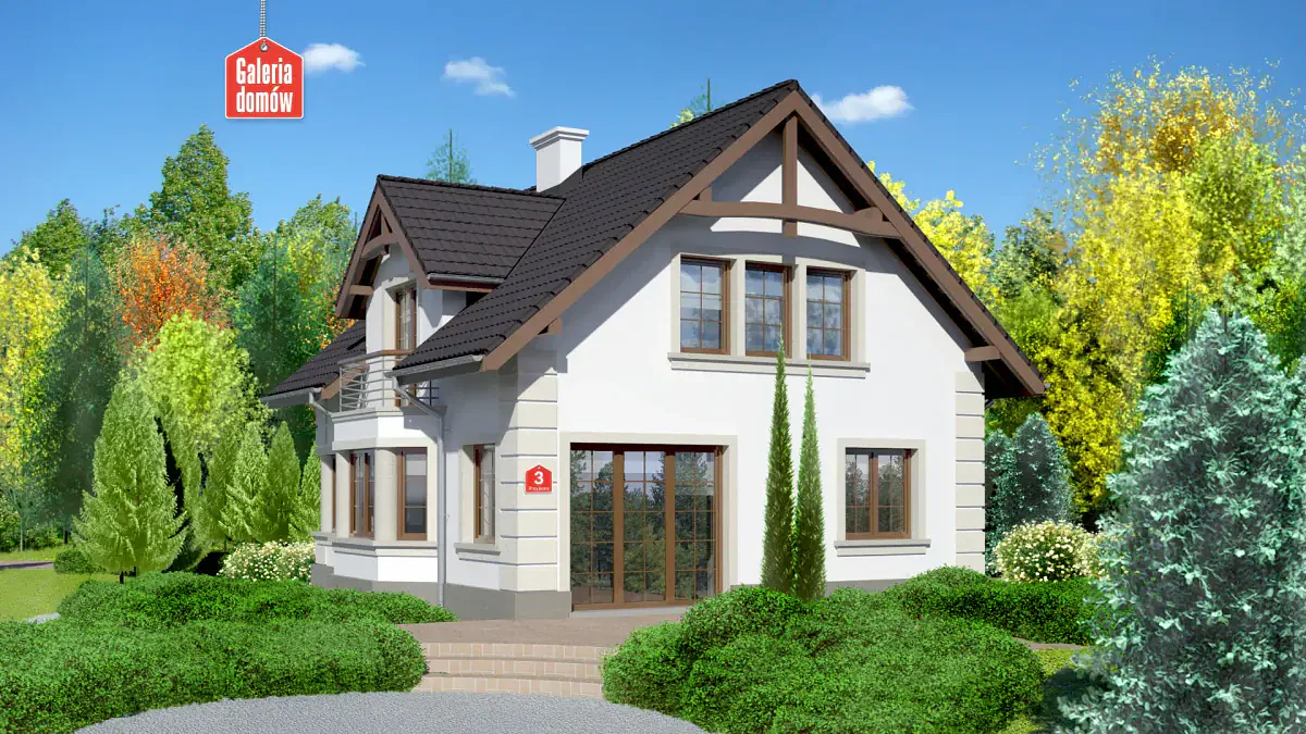 Wizualizacja domu przy Przyjaznej 3 - zdjęcie 2