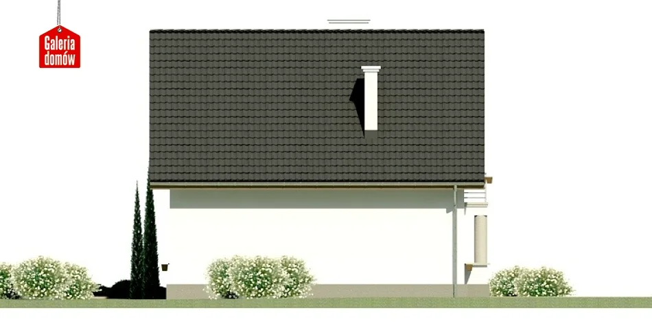 Elewacja boczna prawa