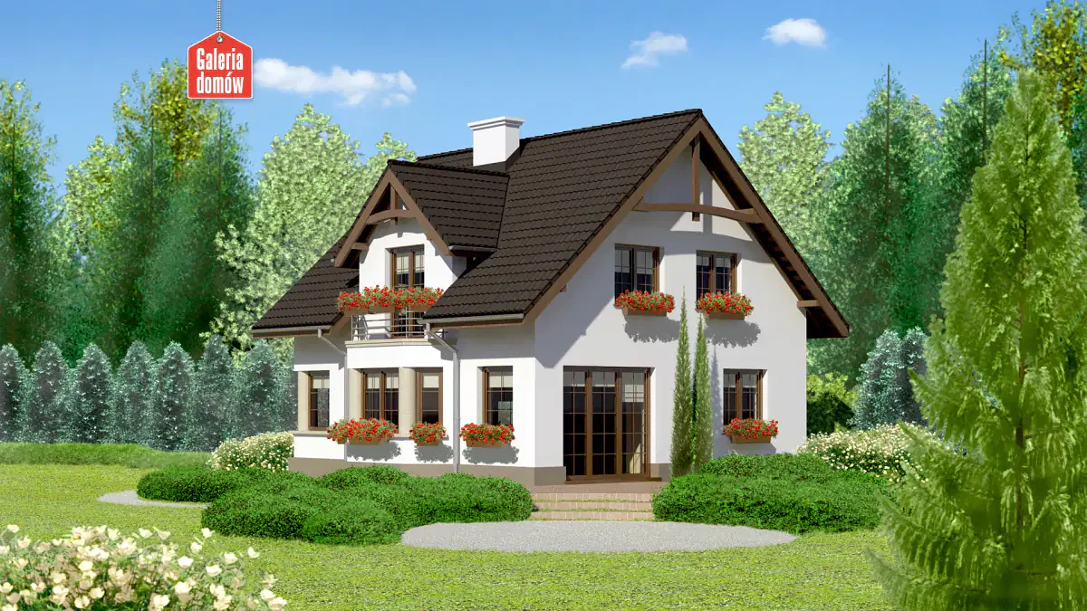 Wizualizacja domu przy Przyjaznej - zdjęcie 2