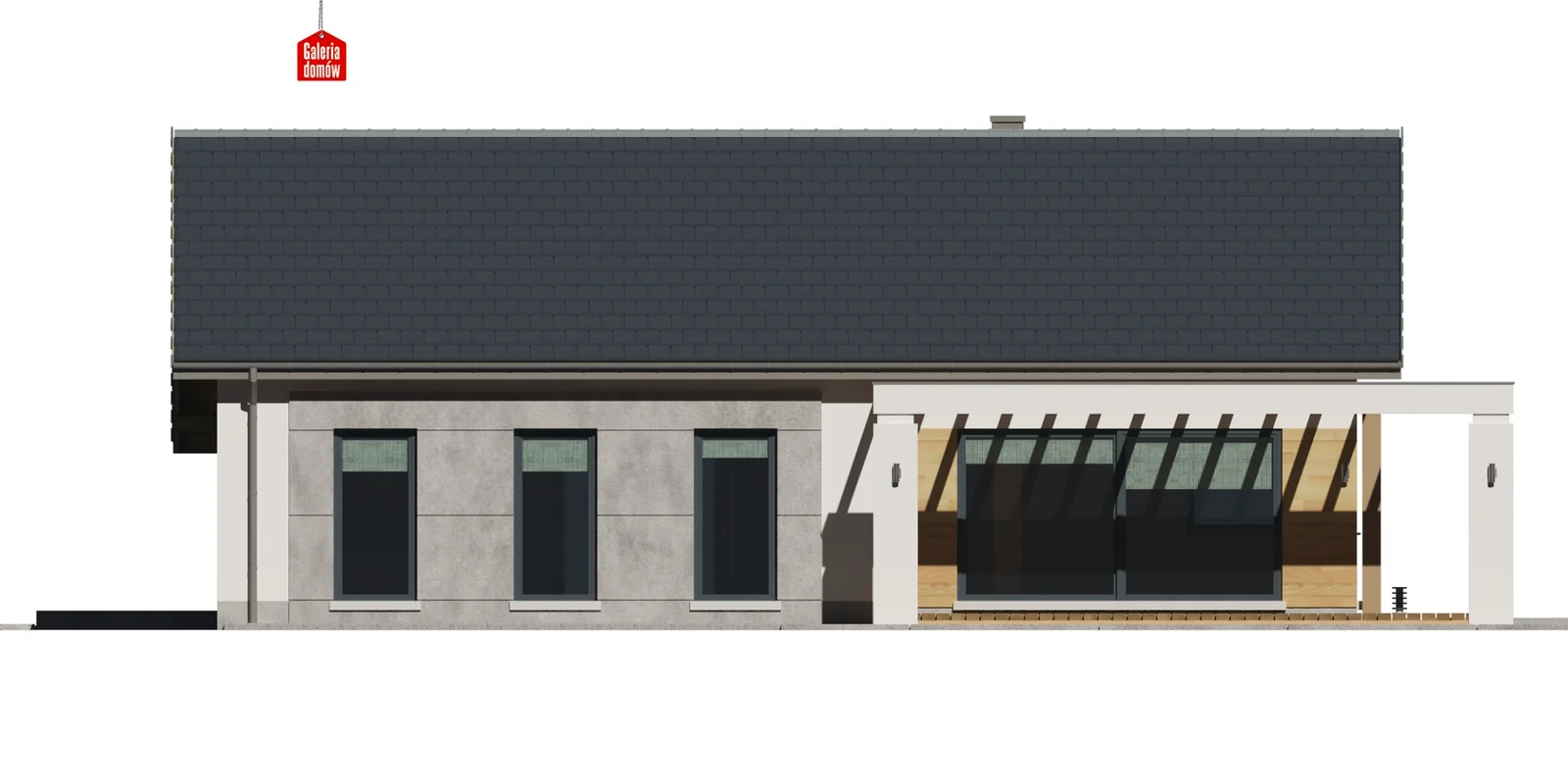 Elewacja boczna lewa