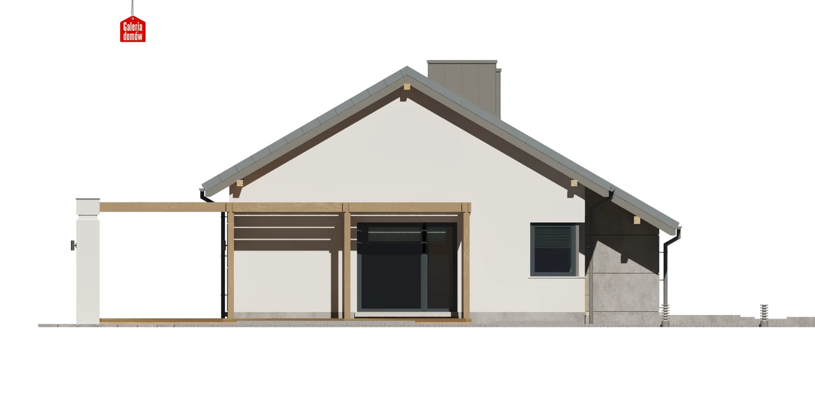 Elewacja boczna prawa