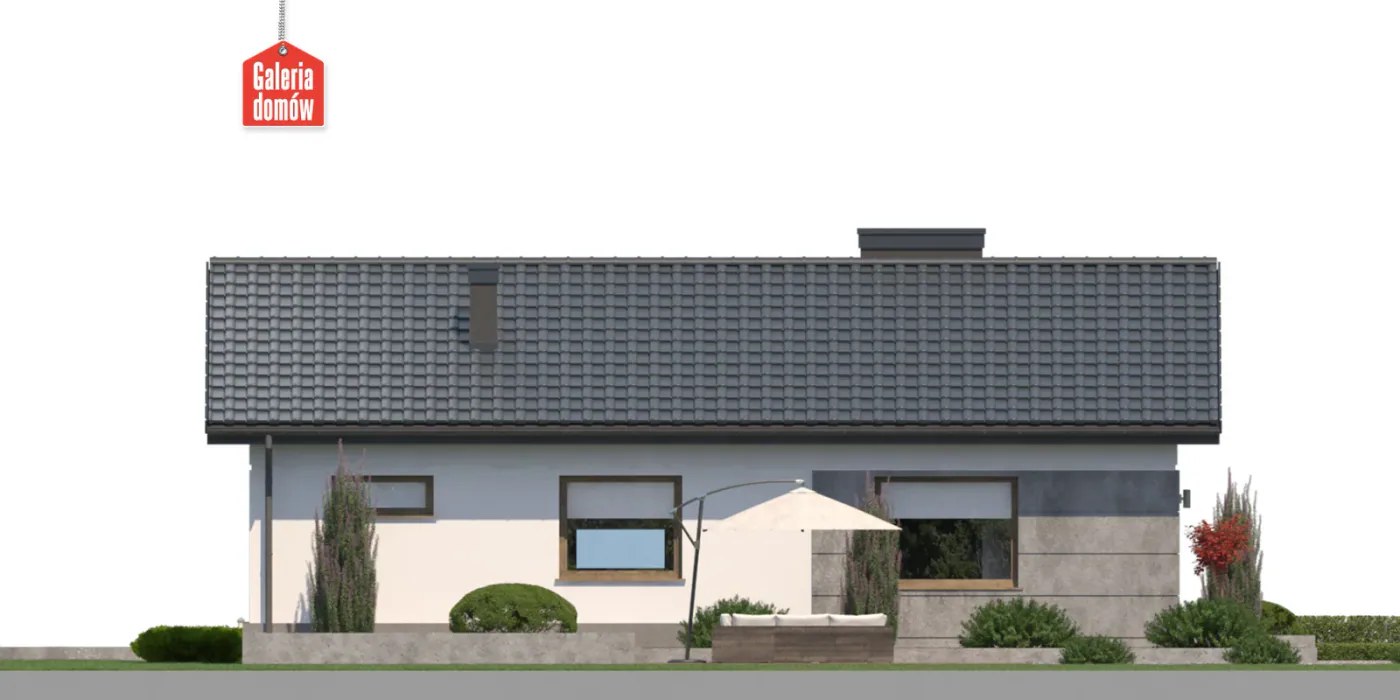 Elewacja boczna lewa