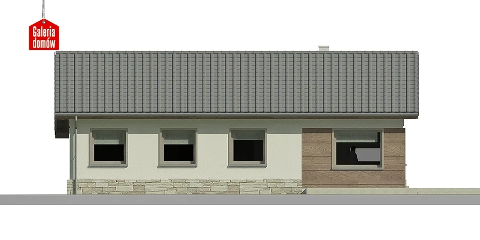 Elewacja boczna prawa